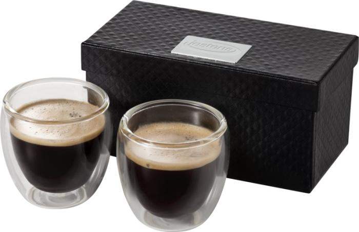 Boda 2-piece Glass Espresso Cup Set - The Luxury Promotional Gifts Company Limited