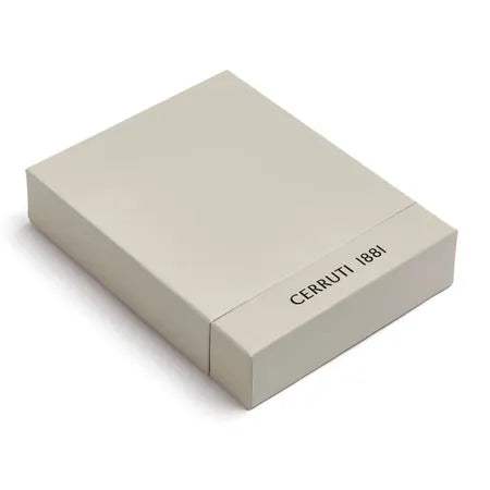 Delano Taupe & Black Passport Holder by Cerruti