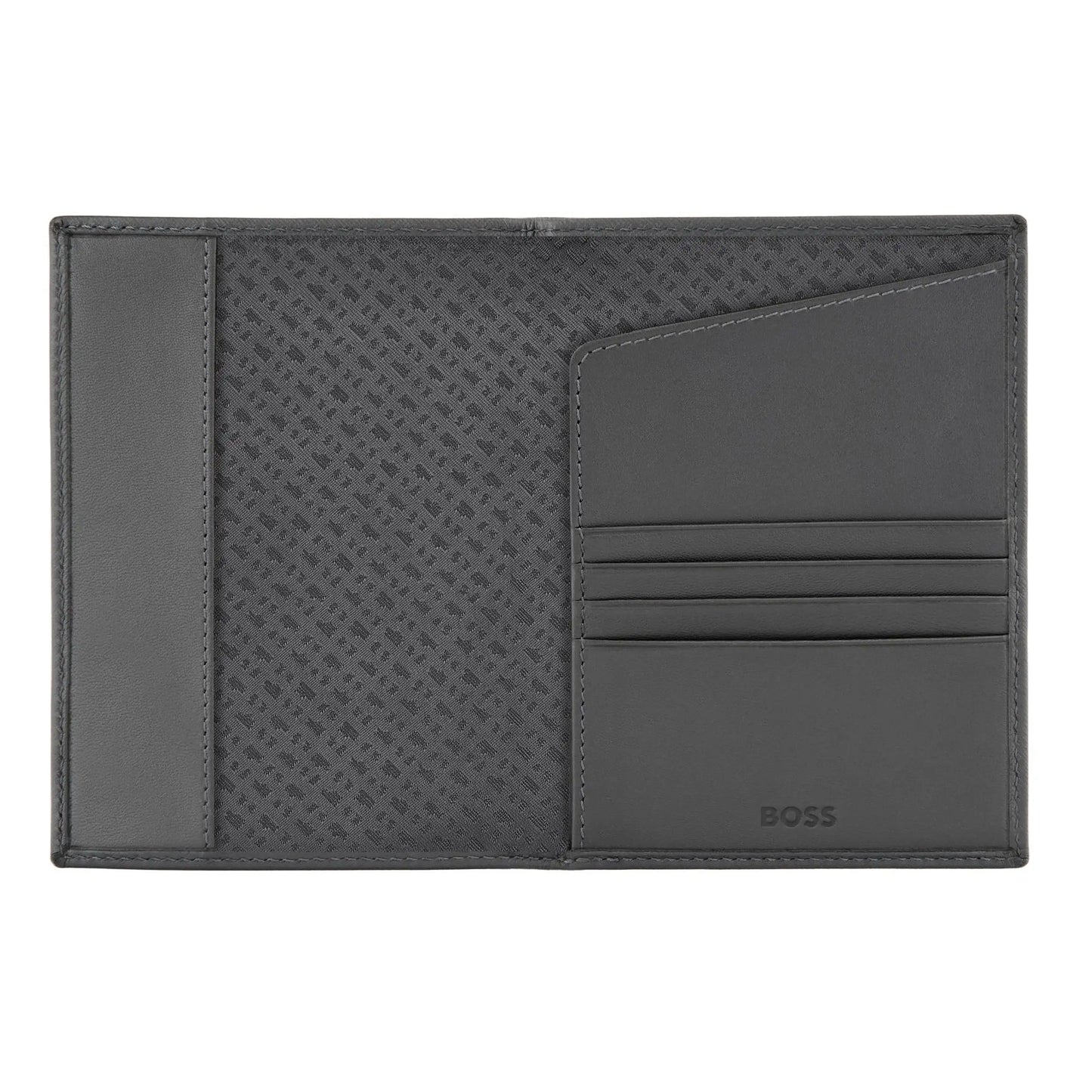 Double B Saffiano Passport Holder by Hugo Boss