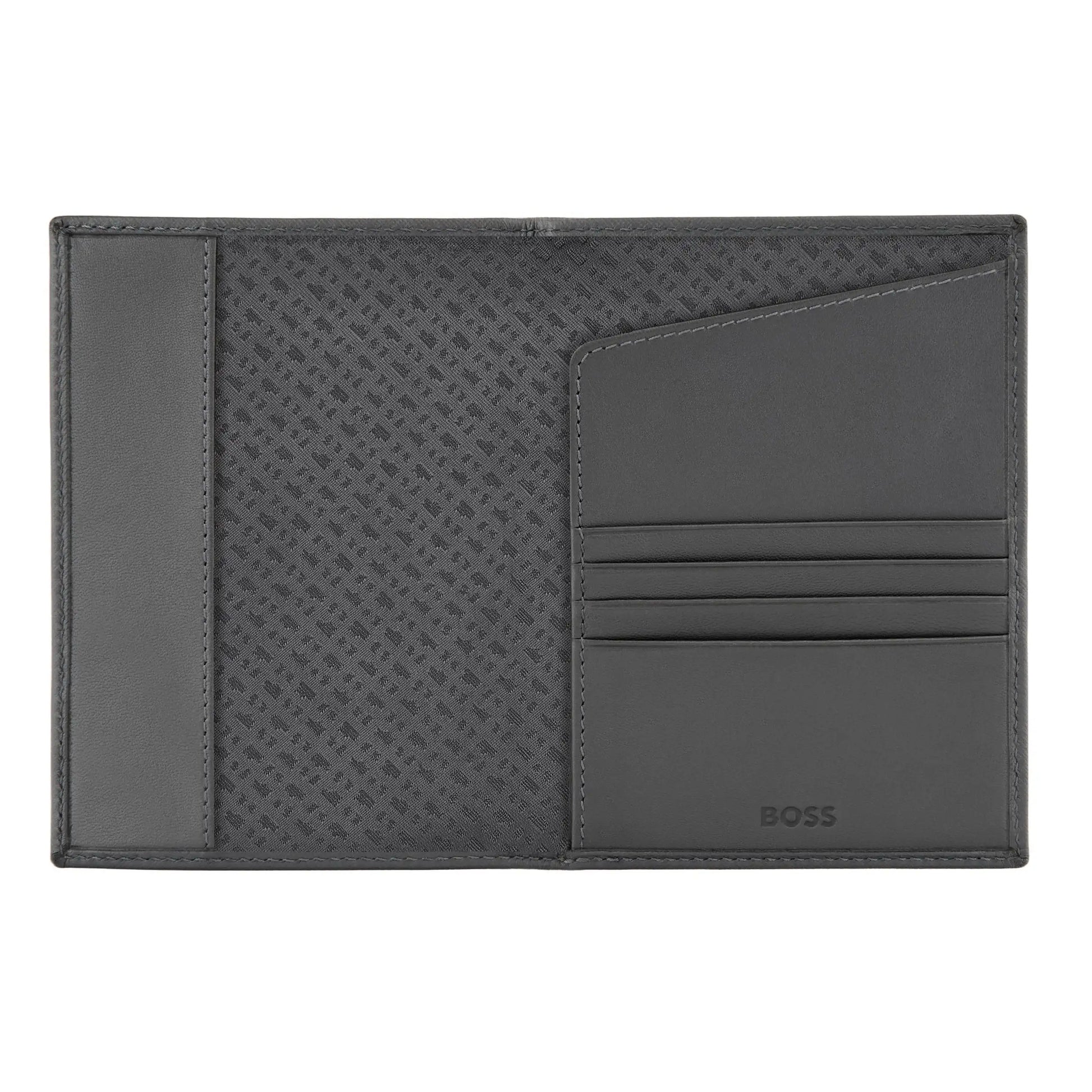 Double B Saffiano Passport Holder by Hugo Boss
