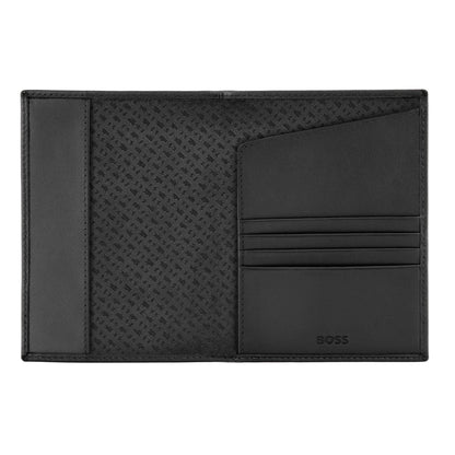 Double B Saffiano Passport Holder by Hugo Boss