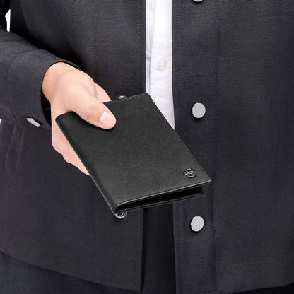 Double B Saffiano Passport Holder by Hugo Boss