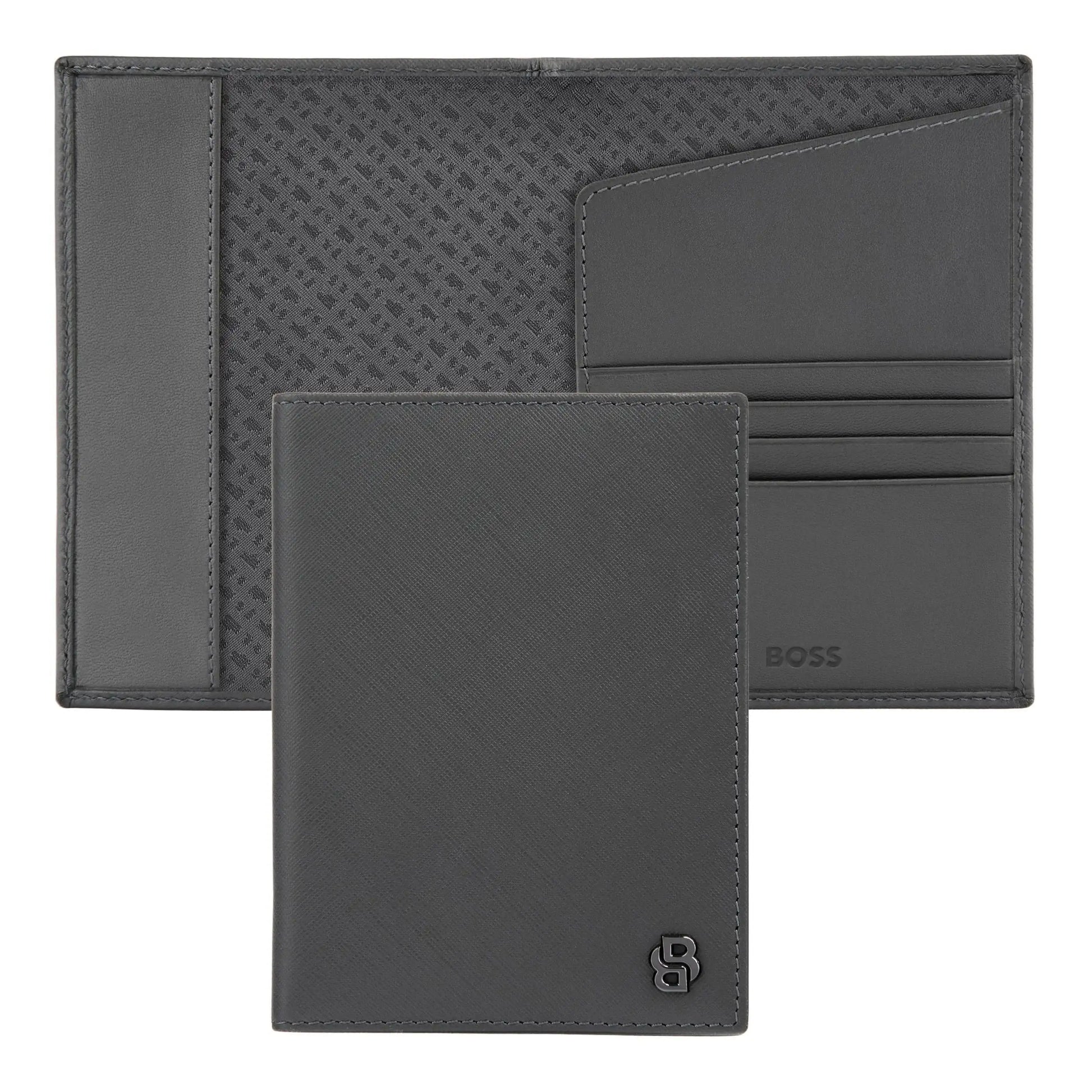 Double B Saffiano Passport Holder by Hugo Boss
