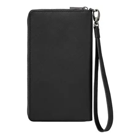 Double B Saffiano Passport Wallet by Hugo Boss