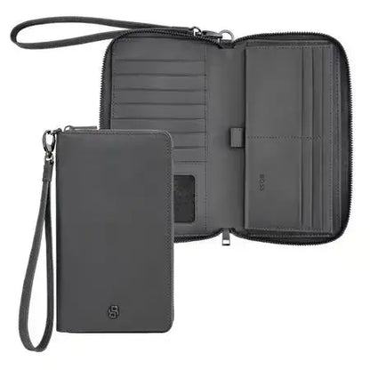 Double B Saffiano Passport Wallet by Hugo Boss