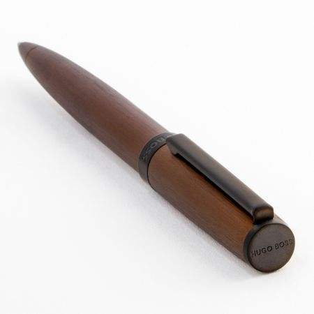Gear Brushed Ballpoint Pen by Hugo Boss