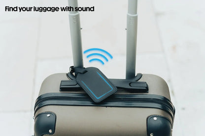 Globefind RCSrPolyester luggage tag with worldwide locating