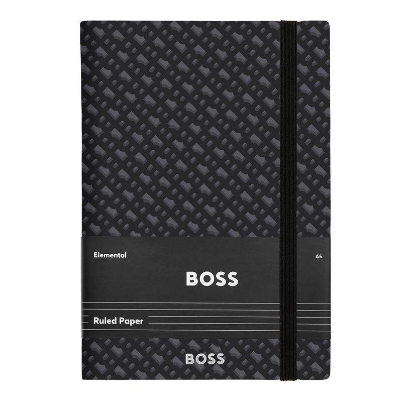 Hugo Boss Monogram A5 Lined Notebook