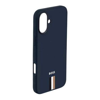 Iconic Navy iPhone 16 Case by Hugo Boss