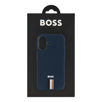 Iconic Navy iPhone 16 Case by Hugo Boss