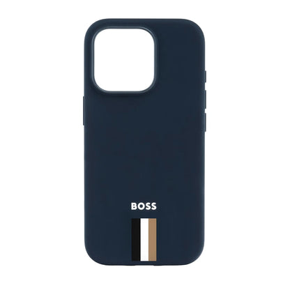 Iconic Navy iPhone 16 Case by Hugo Boss