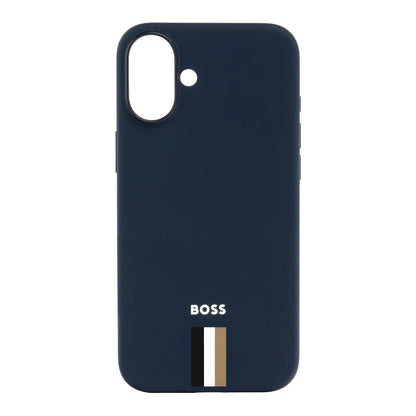 Iconic Navy iPhone 16 Case by Hugo Boss