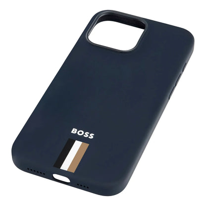 Iconic Navy iPhone 16 Case by Hugo Boss