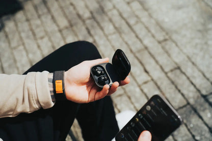 Lakewood RCS recycled and repairable wireless earbuds