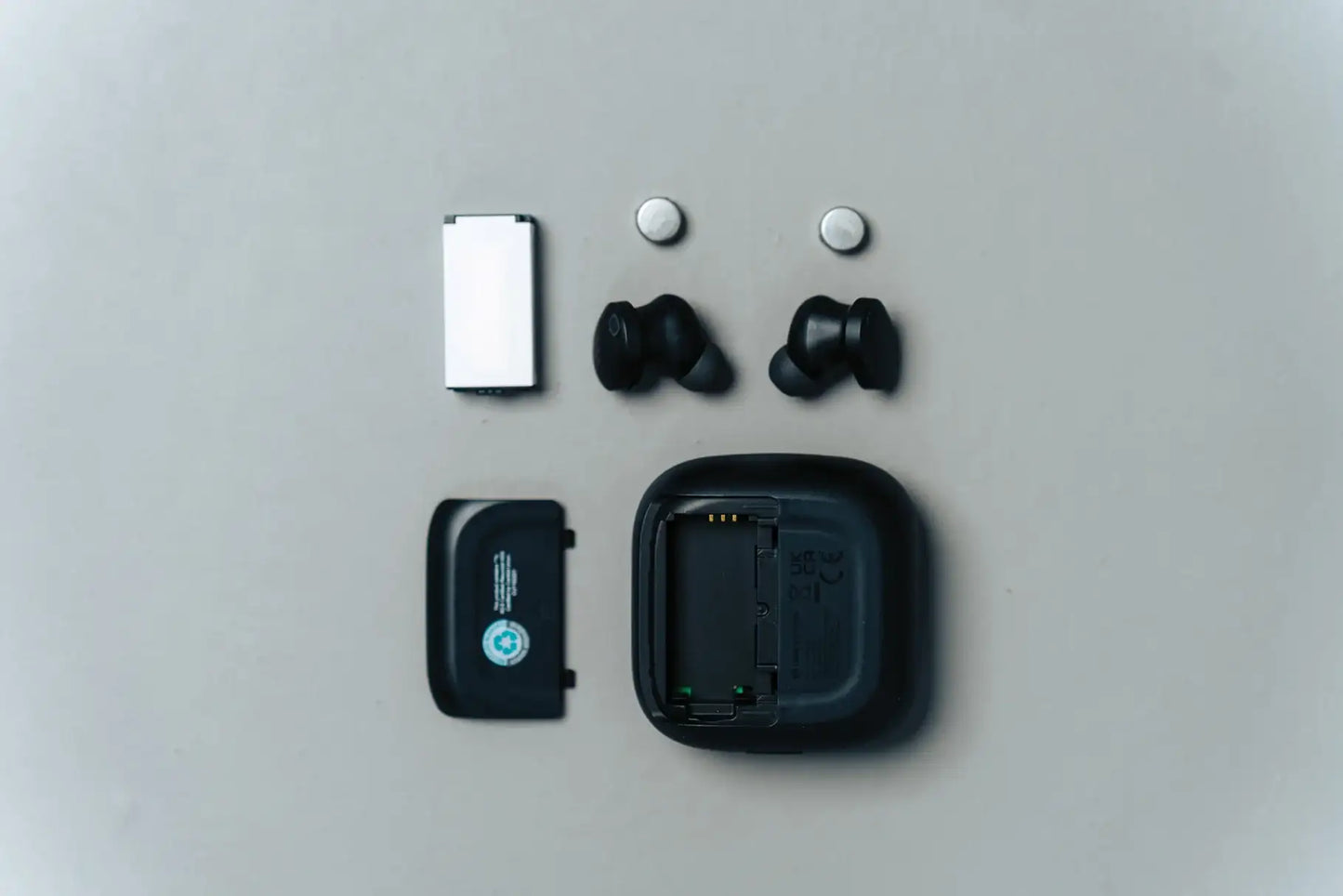 Lakewood RCS recycled and repairable wireless earbuds