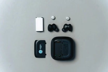 Lakewood RCS recycled and repairable wireless earbuds