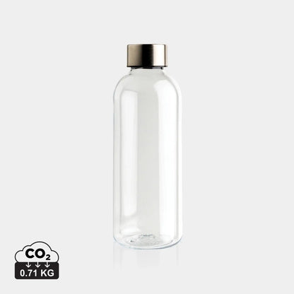 Leakproof water bottle with metallic lid