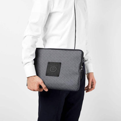 Logomania Grey Laptop Sleeve By Cerruti - The Luxury Promotional Gifts Company Limited