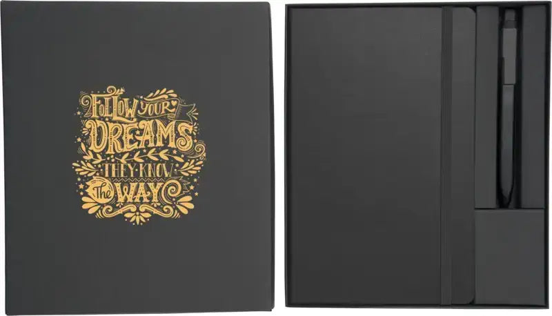 Moleskine notebook and pen gift set