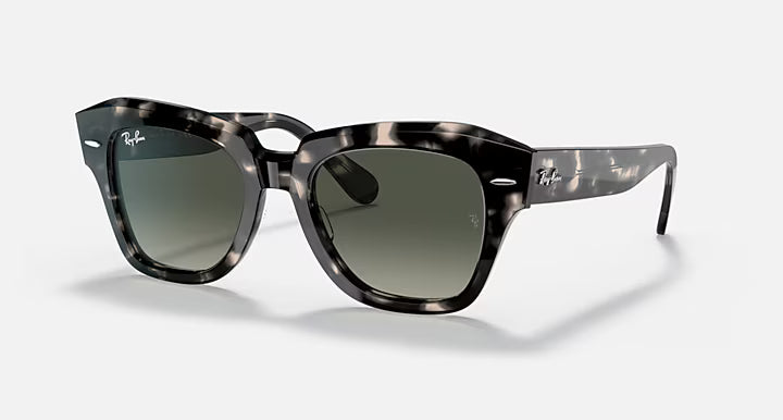 Ray-Ban State Street Fleck Sunglasses Grey Havana