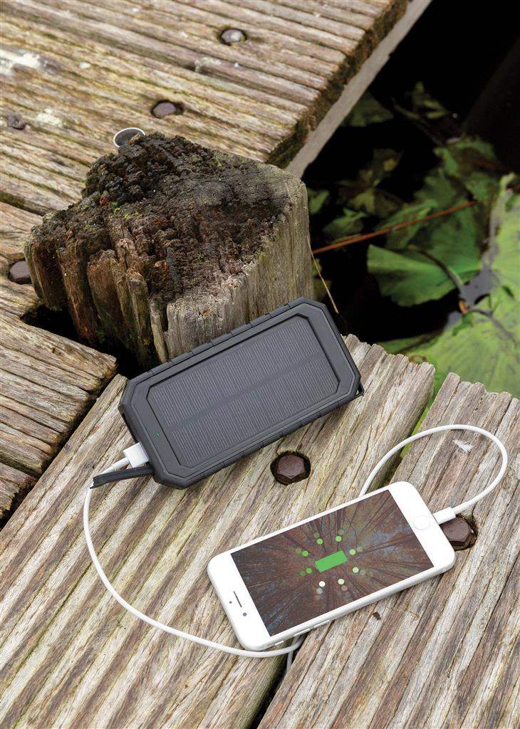 RCS Recycled Plastic Solar Powerbank with 10W Wireless - The Luxury Promotional Gifts Company Limited