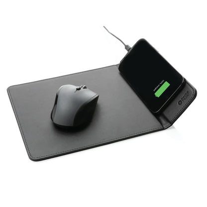 RCS recycled PU 10W wireless charging mousepad