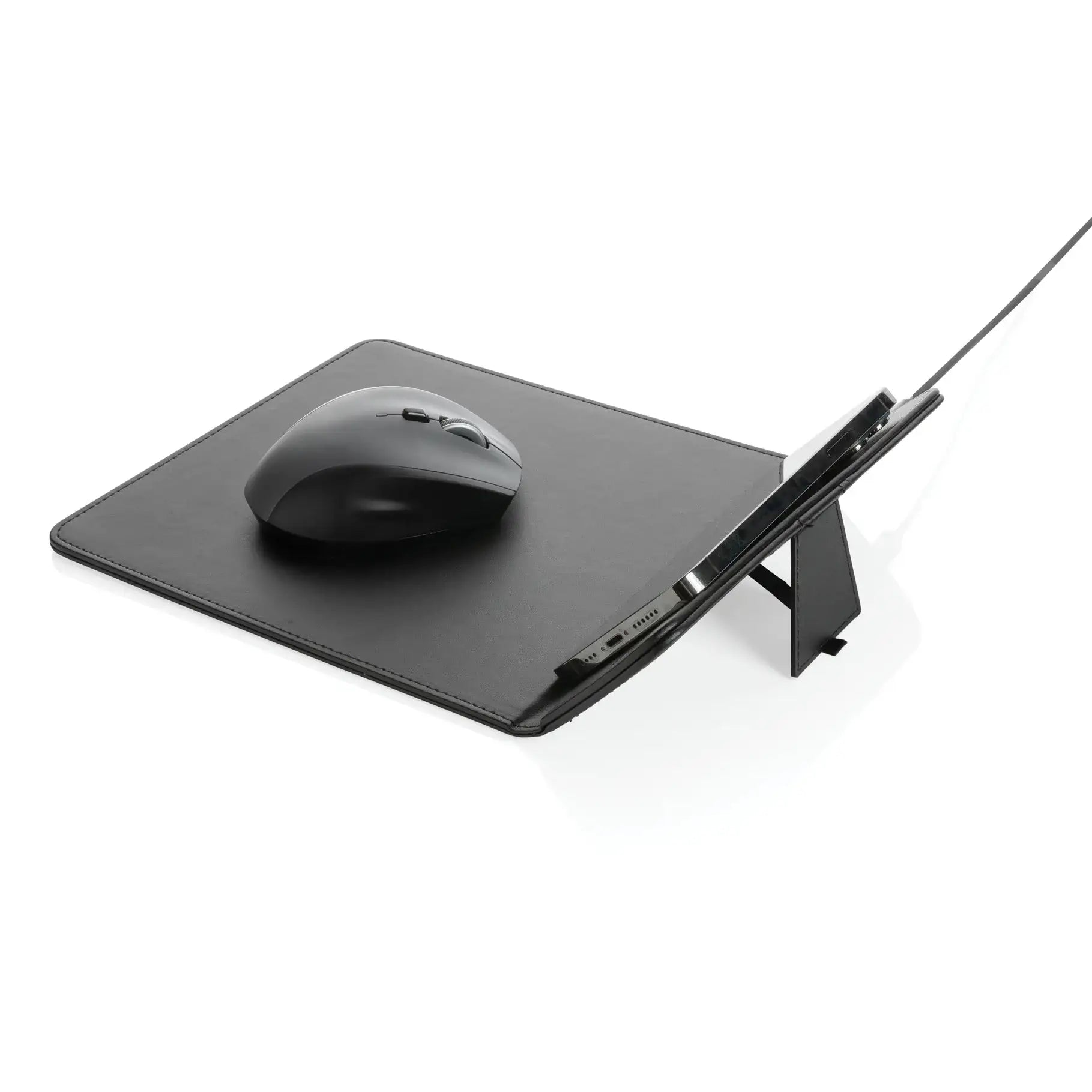 RCS recycled PU 10W wireless charging mousepad