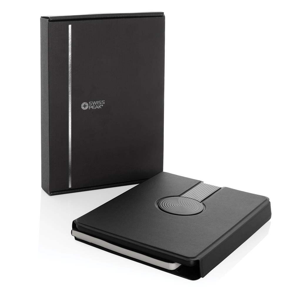 RCS rePU Notebook with 2-in-1 Wireless Charger - The Luxury Promotional Gifts Company Limited