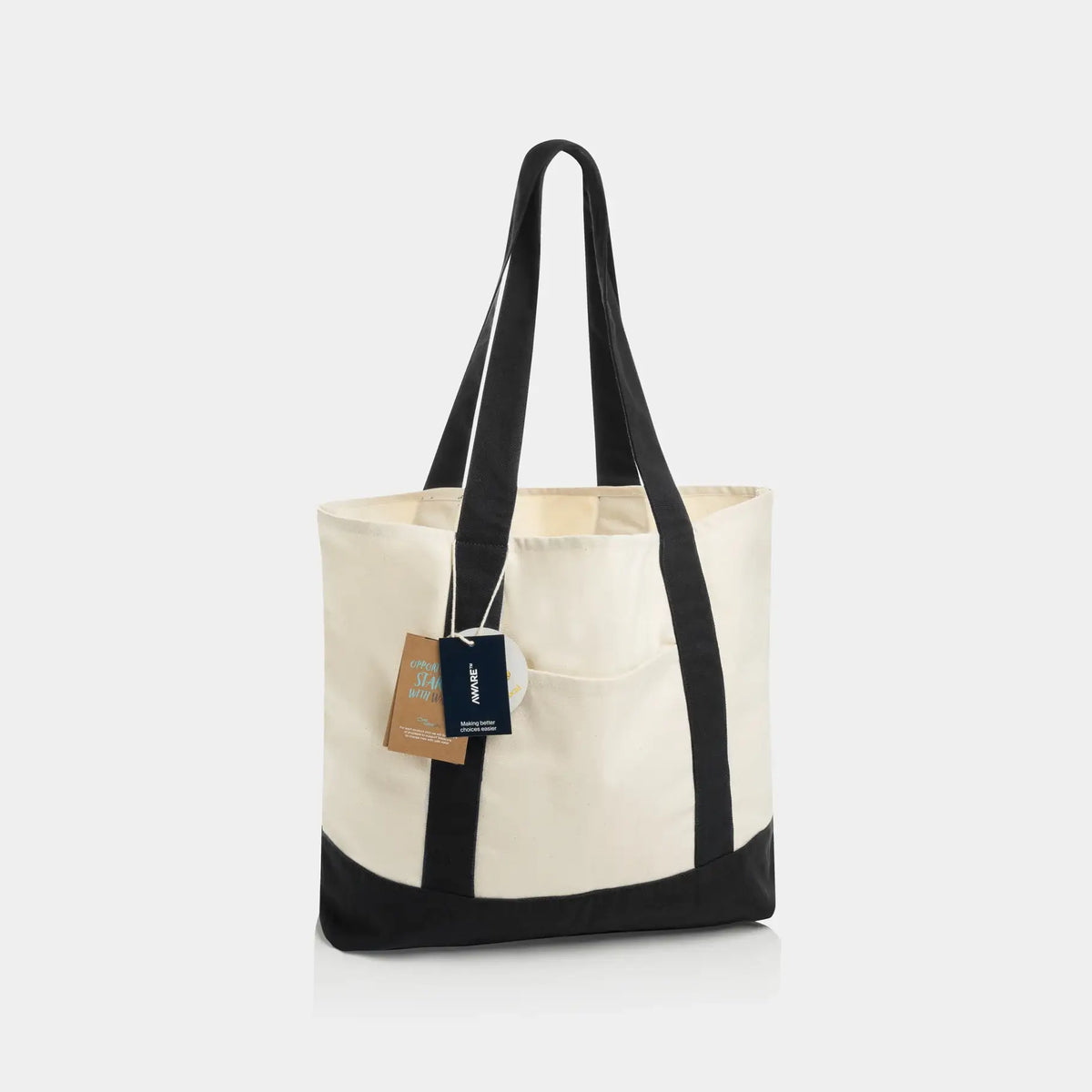 SHOP LOCAL AWARE™ recycled cotton 350gsm Tote bag