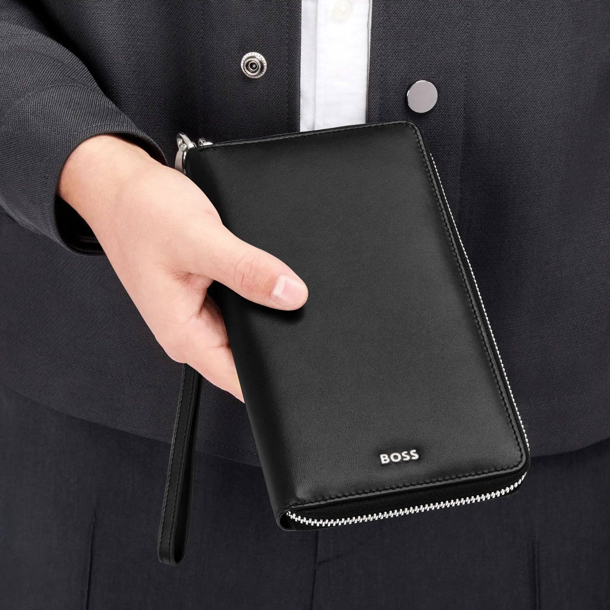 Smooth Classic Travel Wallet by Hugo Boss