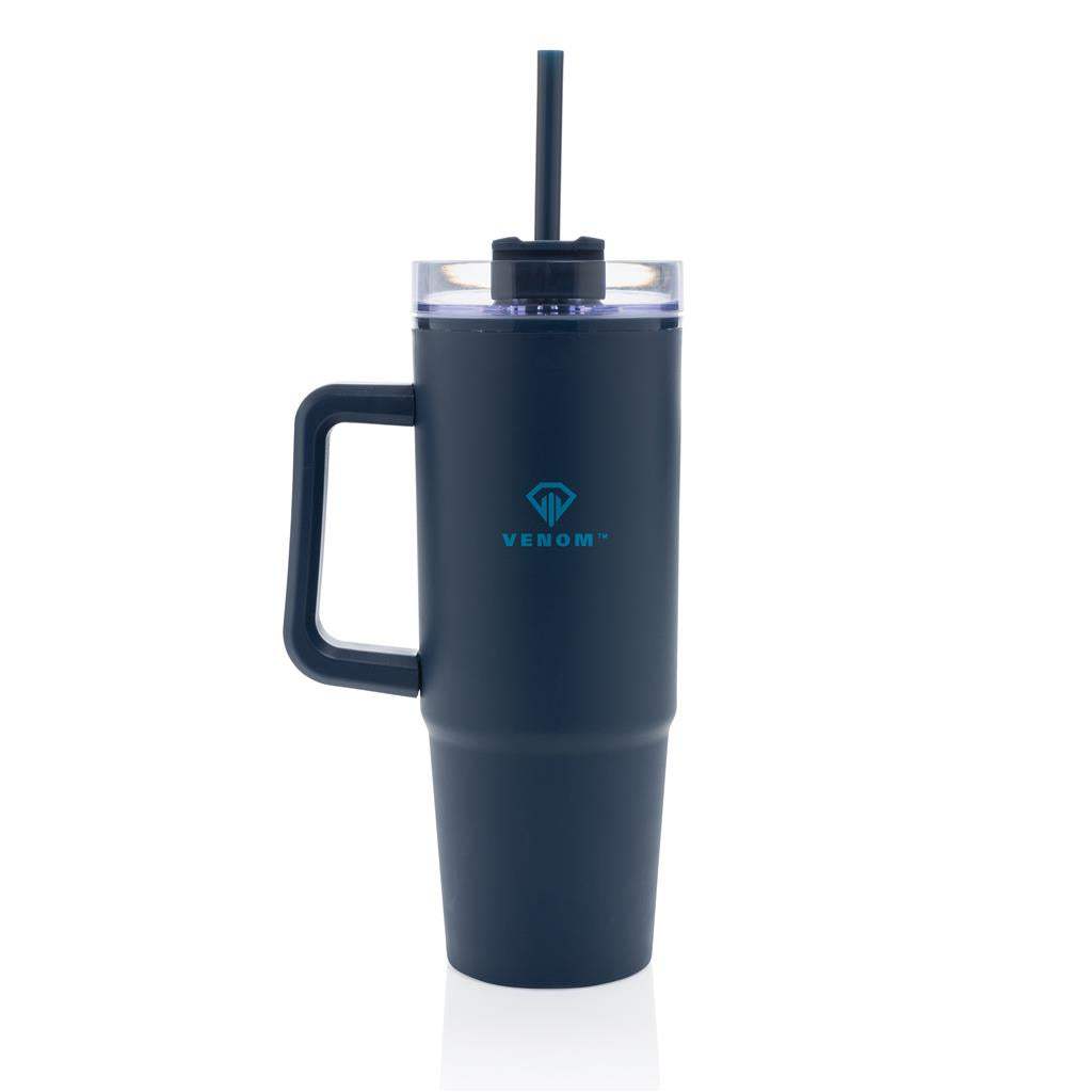Tana RCS recycled plastic tumbler with handle 900ml - The Luxury Promotional Gifts Company Limited