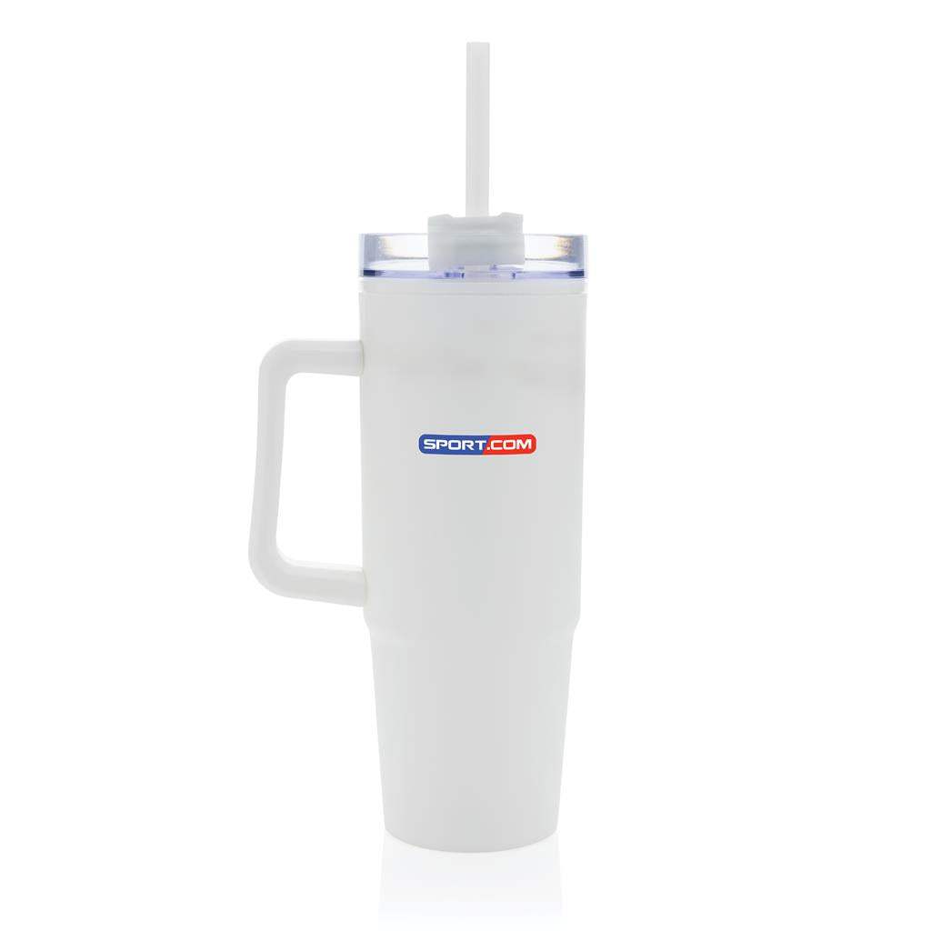 Tana RCS recycled plastic tumbler with handle 900ml - The Luxury Promotional Gifts Company Limited