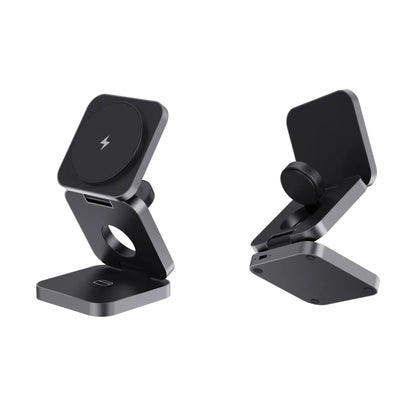 Terra RCS recycled aluminum foldable 3 in 1 15W charger