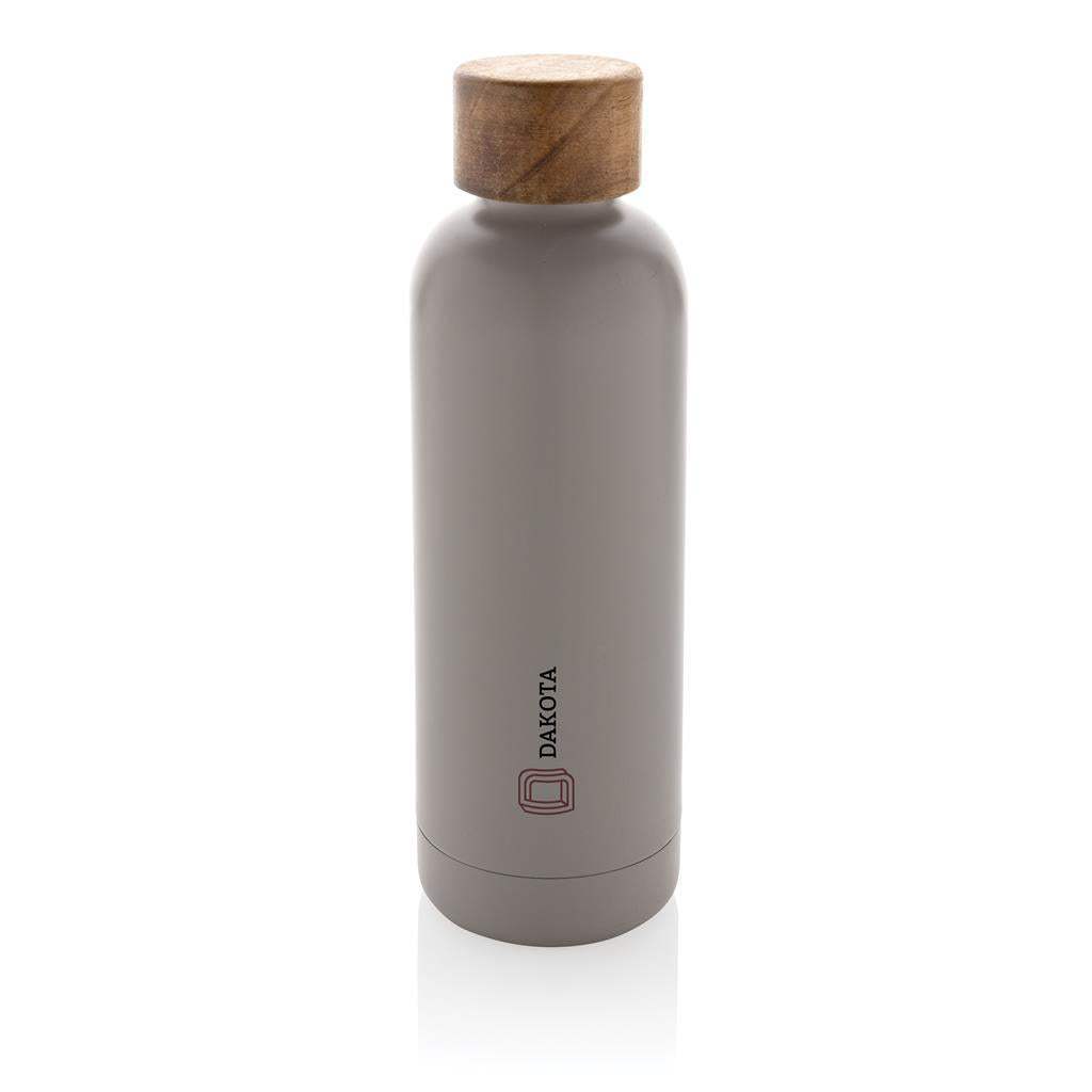 Wood RCS Certified Recycled Stainless Steel Vacuum Bottle