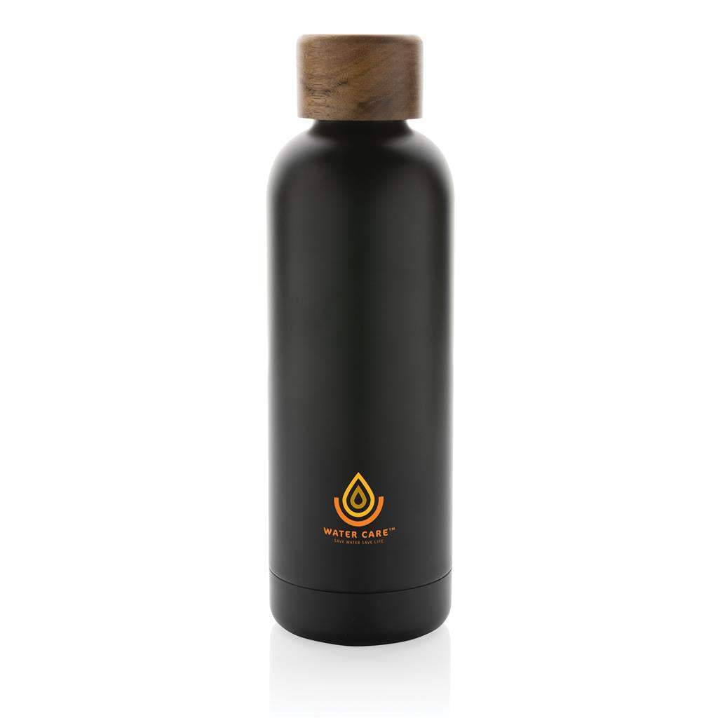Wood RCS Certified Recycled Stainless Steel Vacuum Bottle