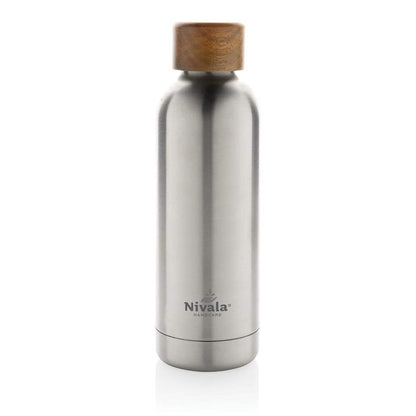 Wood RCS Certified Recycled Stainless Steel Vacuum Bottle