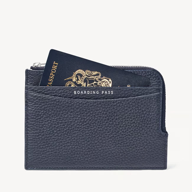 Zipped Travel Wallet by Aspinal of London