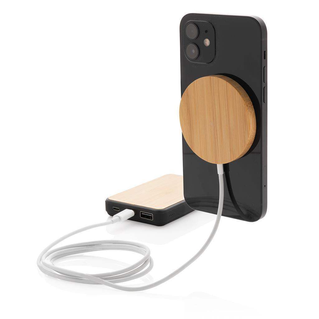 10W Bamboo Magnetic Wireless Charger - The Luxury Promotional Gifts Company Limited