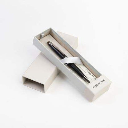 Abbey Matt Black Ballpoint Pen by Cerruti 1881