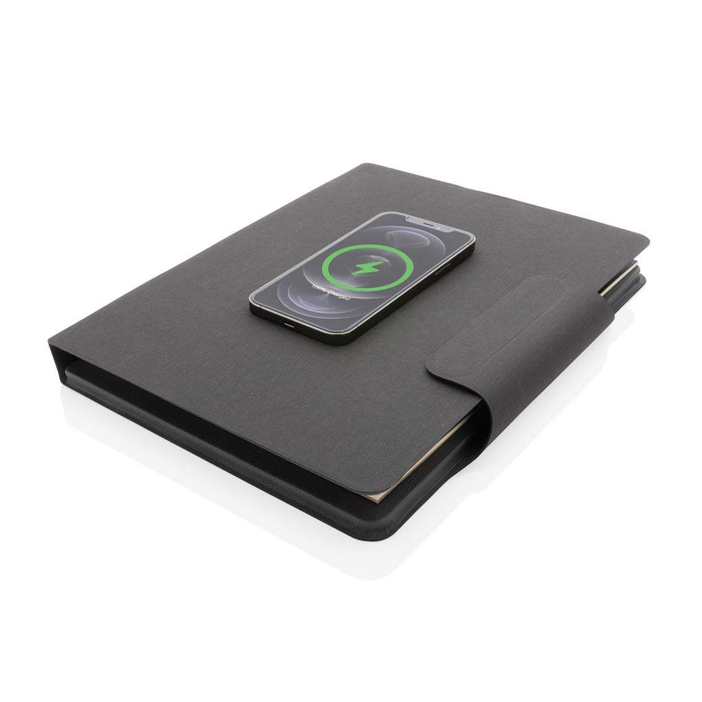 Artic Magnetic 10W Wireless Charging A4 Portfolio - The Luxury Promotional Gifts Company Limited