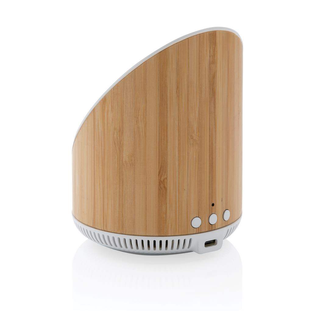 Bamboo 5W Speaker with 15W Wireless Charger - The Luxury Promotional Gifts Company Limited
