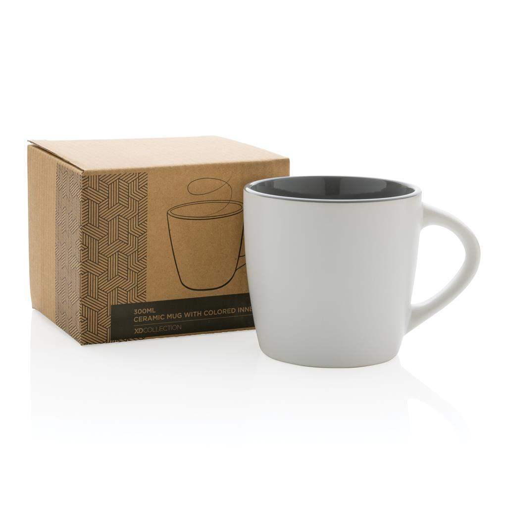 Ceramic Mug with Coloured Inner