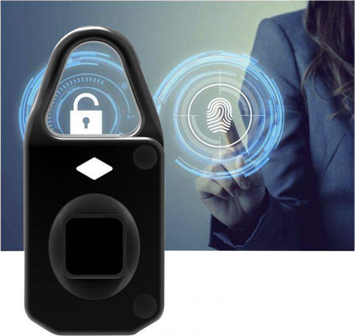 Fingerprint Sensor Padlock - The Luxury Promotional Gifts Company Limited