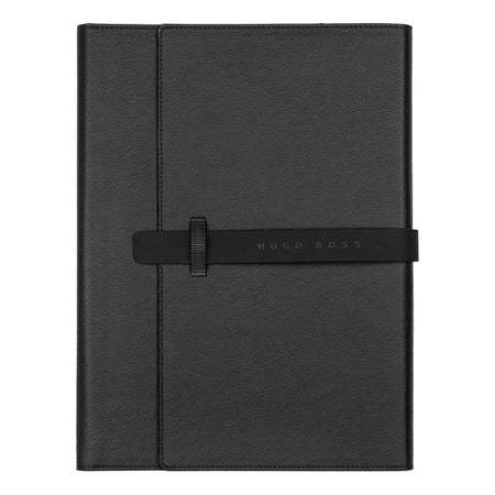 Folder A4 Illusion Gear Black by Hugo Boss - The Luxury Promotional Gifts Company Limited