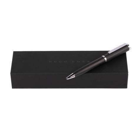 Formation Herringbone Chrome Ballpoint Pen by Hugo Boss