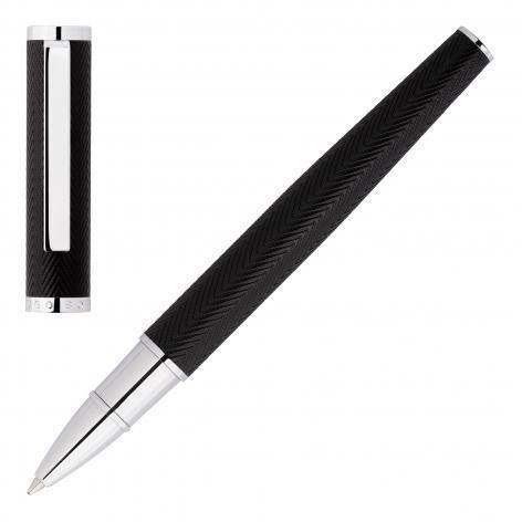 Formation Herringbone Chrome Rollerball Pen by Hugo Boss - The Luxury Promotional Gifts Company Limited