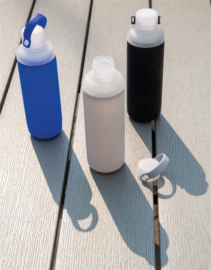 Glass Water Bottle with Silicon Sleeve - The Luxury Promotional Gifts Company Limited