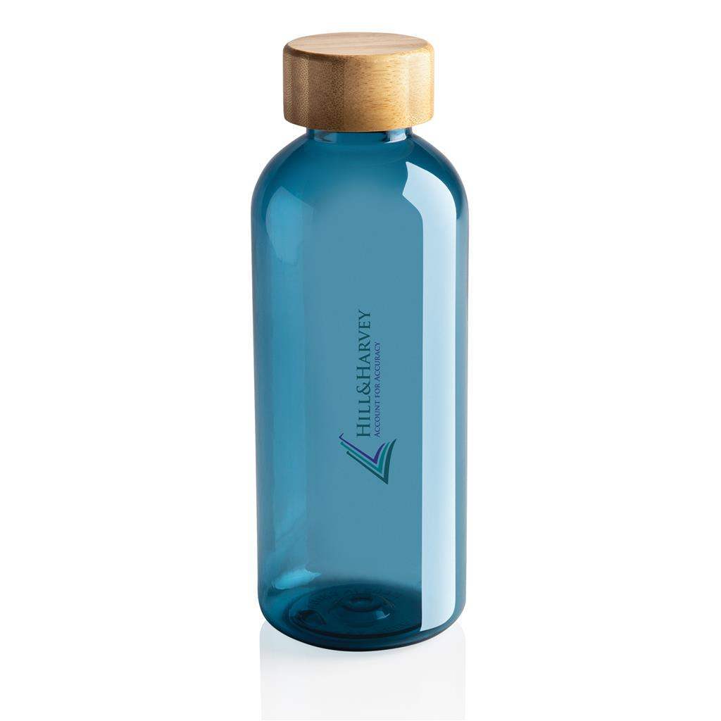 GRS RPET Bottle with FSC Bamboo Lid