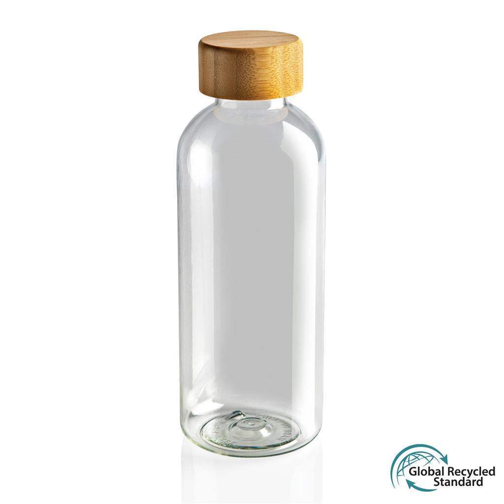 GRS RPET Bottle with FSC Bamboo Lid