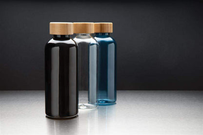 GRS RPET Bottle with FSC Bamboo Lid